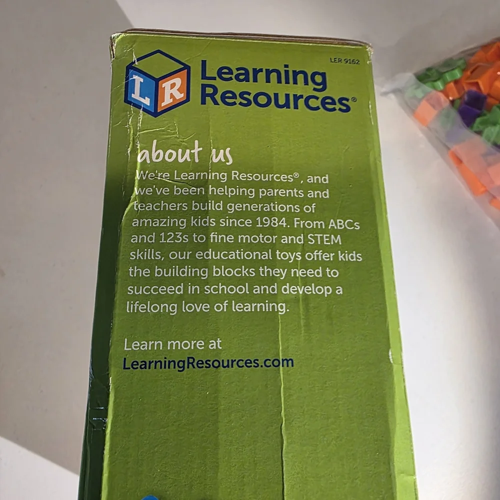 Learning Resources Deluxe Building Set - 100-Piece Gear Toy NEW In The Box STEM